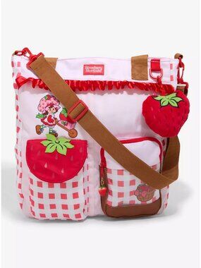 Strawberry Shortcake Ruffle Padded Tote Bag